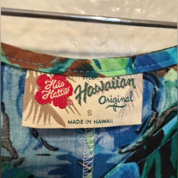 Hilo Hattie Sleeveless Tropical Faux Wrap Dress S - Picture 5 of 8